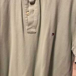 Tommy hilfilger used green polo